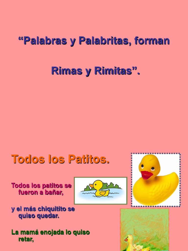 Rimas Divertidas para Niños | PDF