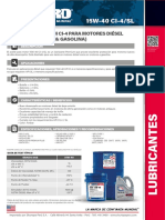 Abro Aceite Diesel (&gasolina) 15W-40 Ci-4-Sl PDF