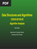 Algorithm Analysis