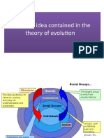 The Key Idea Contained in The Theory of Evolution