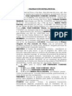 Transacción Extrajudicia de Yobana Prorrateo