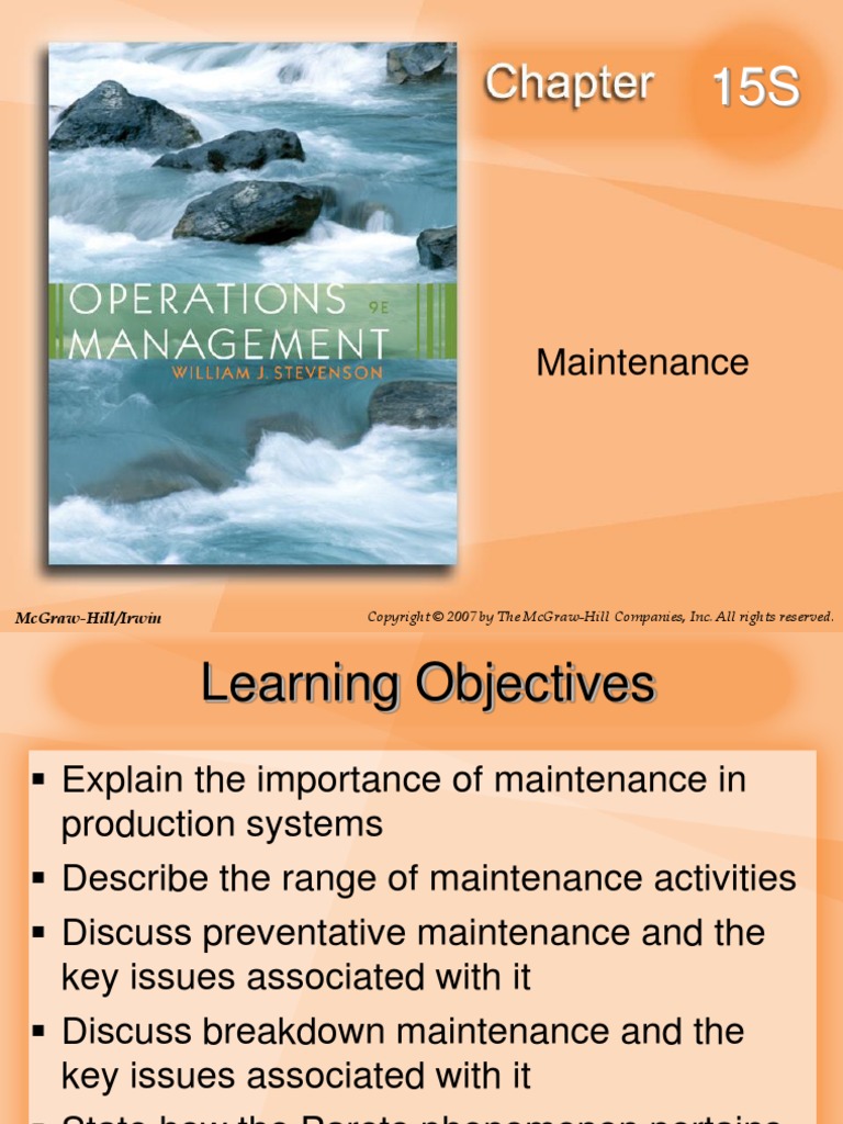 Chap 015 S | PDF | Industries | Production And Manufacturing