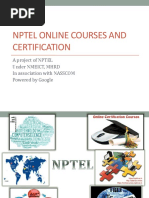 NPTELOnline Certification