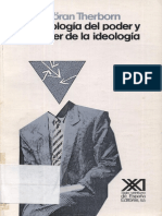 Therborn La Ideologia Del Poder y El Poder de La Ideologia