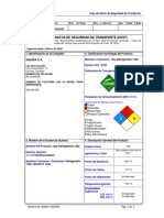 Msds 056 Gas Refrigerante 134a