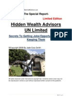 Secrets To Getting Jobs and Other Opportunities Special Report Director'sCut 1