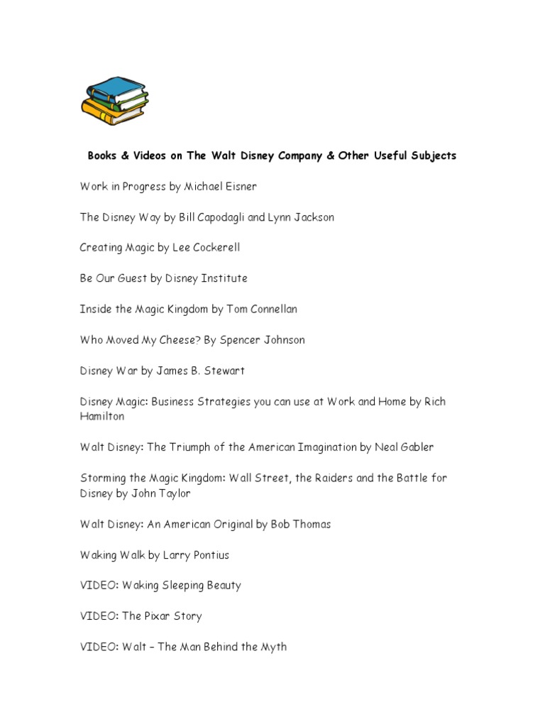 Books On The Walt Disney Company 12 Views - 