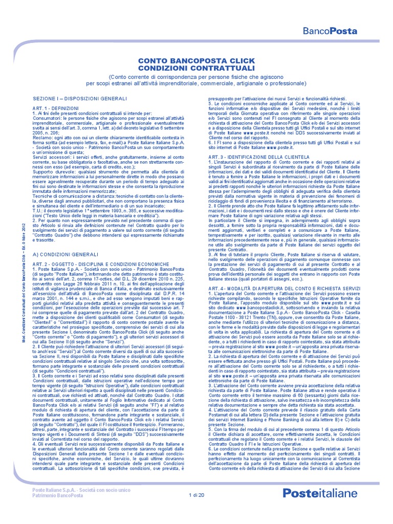 Condizioni Contrattuali