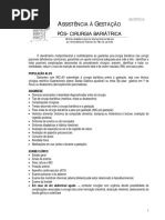 Assistencia a Gestacao Pos Cirurgia Bariatrica