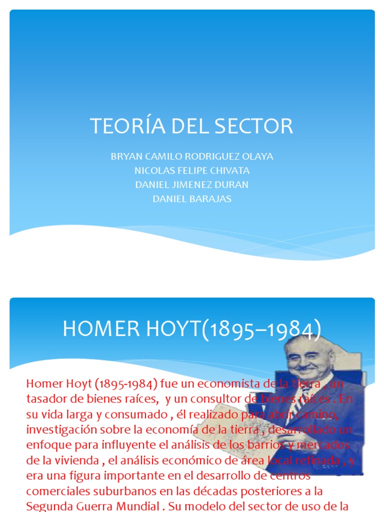 Modelo Sectorial de Hoyt en Urbanismo | PDF | Transporte | Contaminación