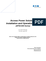 Eaton A Access Power Solutions Installation and Operation Guide (APS6-600 Series) .947
