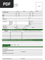 Standard CV Form