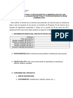 Instrucciones Elaboracion Memorica PFC PDF