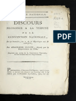 Discurso Convention Nationale, Le 27 Brumaire, l'an II (1793)