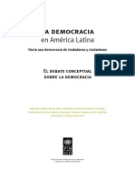 La Democracia en america latina
