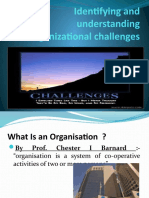 Identifying and Understanding Organizational Challenges: By: Group 2 1