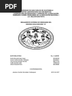 Reglamento Interno de Seminario