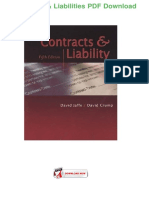 Contracts & Liabilities PDF Download