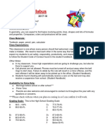 Geometry Syllabus 2017-18