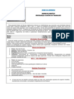 Ordem de Serviço Segurança Do Trabalho - Servente