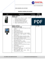 PROFORMA Control Acceso