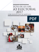 Proyecto de Ley Del Codigo Electoral 2017