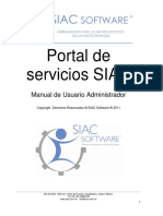 Portal de Servicios SIAC (Manual Admin)