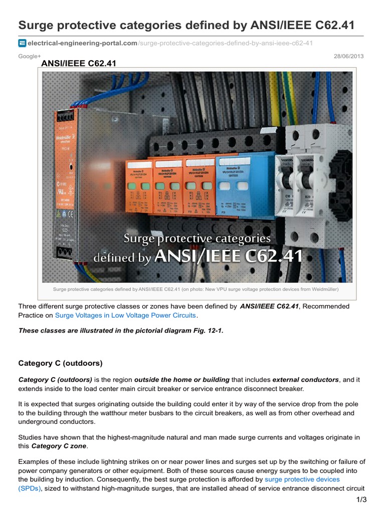 Standard Ieee C62.41