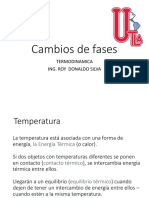 Cambios de Fases Termodinamica