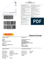 Shipment Document Serv Let