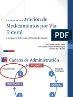 Administracio - N de Medicamentos Por Vi - A Enteral Jornadas Enfermeri - A 2014