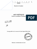Benoit de Cornulier-Art Poetique-Presses Universit
