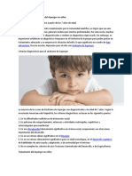 Diagnostico y Tratamiento Del Asperger en Niños