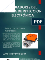 Actuadores Del Sistema de Inyección Electrónica