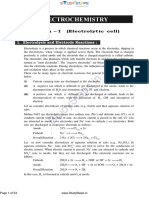 Electrochemistry Notes