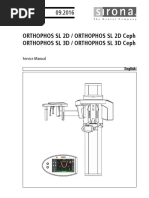 Sirona Orthophos SL Dental X-Ray - Service Manual