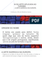 História Da Arte Aplicada Ao Turismo - Aula 12