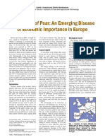Brown Spot of Pear: An Emerging Disease of Economic Importance in Europe