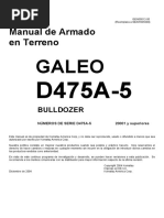 Manual Armado D475A-5 (Esp) Serie 20001 and Up