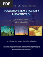 Course On Power System Stability and Control