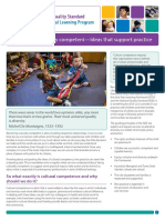 Nqs PLP e Newsletter No 65 2013 Becoming Culturally Competent - Ideas That Support Practice