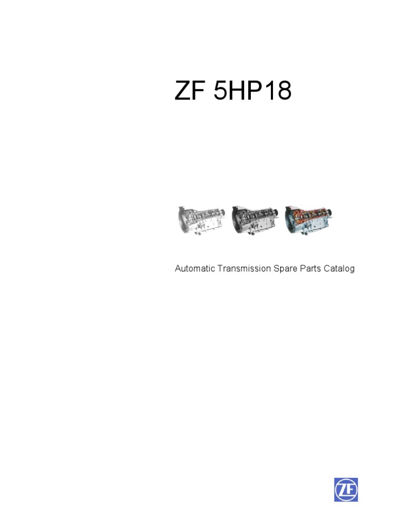 Zf 5hp18 Transmission Service Manual