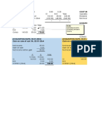 Acquisition Analysis Cost Method: Operating Income - Excluding Dividend Income