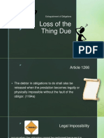 Loss of Thing Due