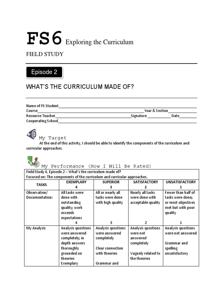 FS6 - Episode 2 | Curriculum | Sharing