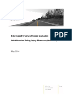 Side Impact Crashworthiness Evaluation Guidelines For Rating Injury Measures (Version III)
