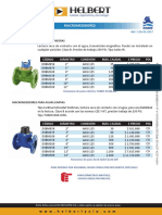 Listas de Precios Bermad Macromedidores 2017