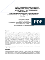 REPRESENTAÇÕES DOS LICENCIANDOS SOBRE SEU CURSO DE FORMAÇÃO INICIAL