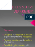 Thelegislativedepartment 100821114229 Phpapp02