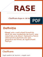 Proiect Geografie ORASE